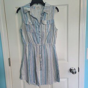 Bebop Sleeveless Shirtdress L